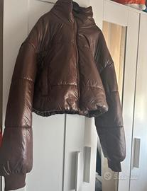 Bomber marrone corto