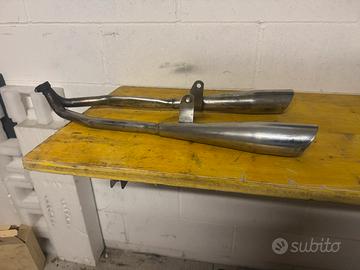 Scarico doppio silenziatore Faco per Ciao Piaggio