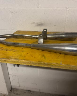 Scarico doppio silenziatore Faco per Ciao Piaggio