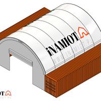 Copertura del container 6x6 m