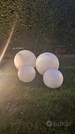 4 lampade da giardino IP65
