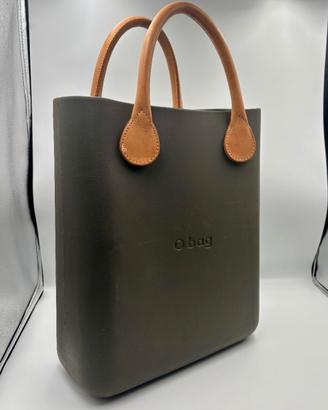 O Bag Classic originale verde militare con manici 