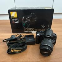 Kit Nikon D3000 + AF/S DX Nikkor 18-55