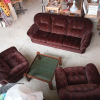 Salotto Vintage 2 poltrone e 1 divano 3 posti