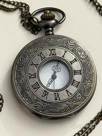 Orologio da tasca Alchemian vintage con catena