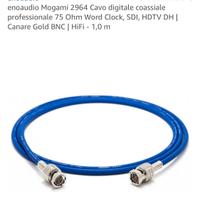 Mogami 2964 Cavo digitale  bnc 75 Ohm Word Clock,