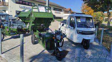 MOTOCARRO TRICICLO ELETTRICO CASSONE RIBALTABILE