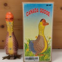 Gioco di latta Canada GOOSE a molla con scatola