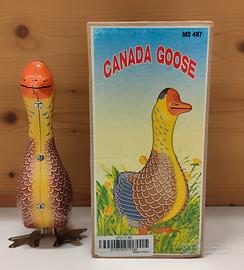 Gioco di latta Canada GOOSE a molla con scatola