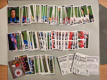 Mancolista figurine calciatori con velina, varie