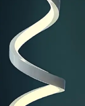 Lampade Design a Spirale x2 – USB, Luce Regolabile
