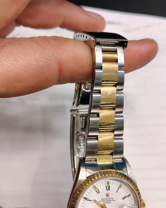 Rolex date 34 mm acciaio e oro