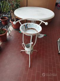 Lavabo antico da notte