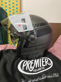 Casco Moto Jet Custom Premier VANGARDE BL 17 BM