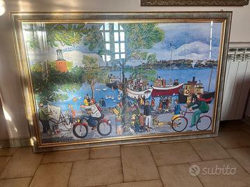 Quadro stile Naïve nordico