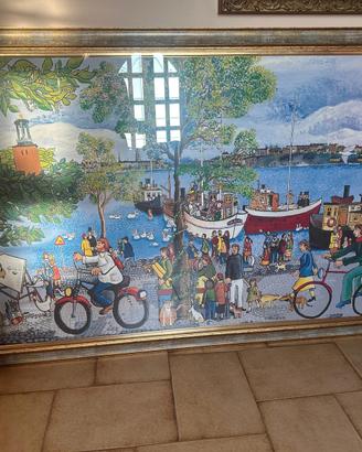Quadro stile Naïve nordico