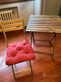 Tavolo e sedia Askholmen Ikea