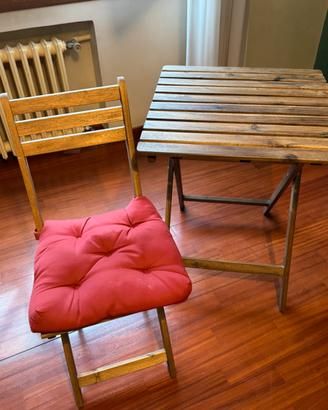 Tavolo e sedia Askholmen Ikea