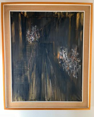 Dipinto di Aldo Bergolli autentico “Underground”