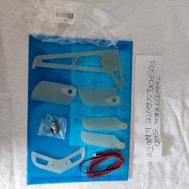 stabilizzatori,pale rotore di coda fosforesc  500