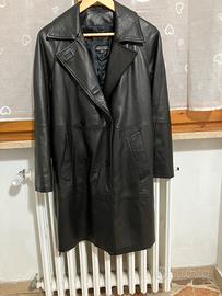 Giacca/trench in vera pelle