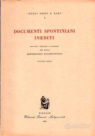 Spontini Gaspare, storiografia