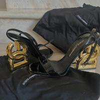SANDALI CON TACCO D&G