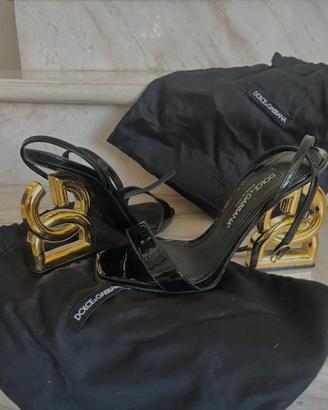 SANDALI CON TACCO D&G