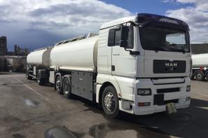 Autotreno cisterna Adr man tga 480