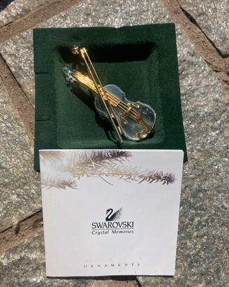 Violino ciondolo Swarovski