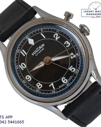 Vulcain Cricket Tradition Alarm black Full Set