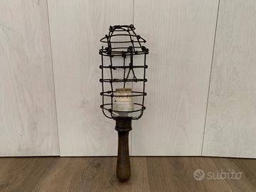Lampada da meccanico vintage