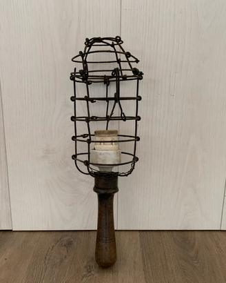 Lampada da meccanico vintage