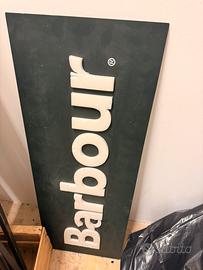 Tabella BARBOUR pubblicitaria vintage