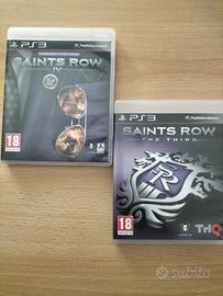 SAINTS ROW  III e  SAINTS ROW IV per PS3