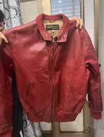 Giubotto pelle Stewart Bordeaux - XL