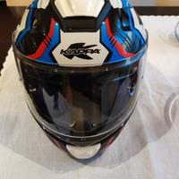 casco Kappa KV50 glossy blu nero rosso/  taglia: S