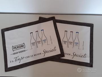 2 tovagliette americane Peroni