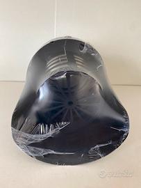Cappello Orizz. Griglia D.80mm acciaio inox nero