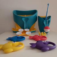 Skip Hop moby scoop & splash bath toy organizer