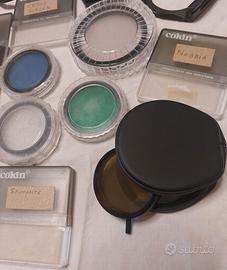 Serie di filtri con supporti per fotocamera