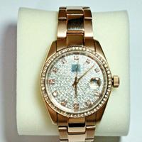 Titanio Swarovski Day Date  Date Just 10 Atm