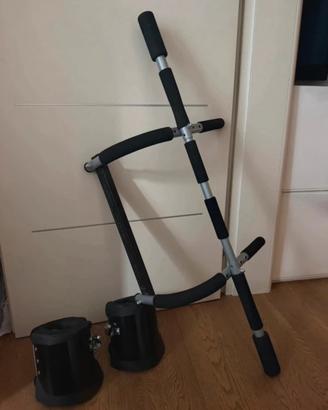 set fitness:sbarra trazioni + stivali d’inversione