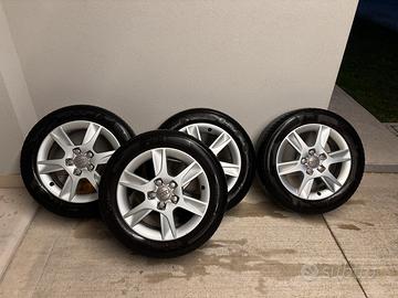 Cerchi orginali Audi più gomme estive 205/55 r16