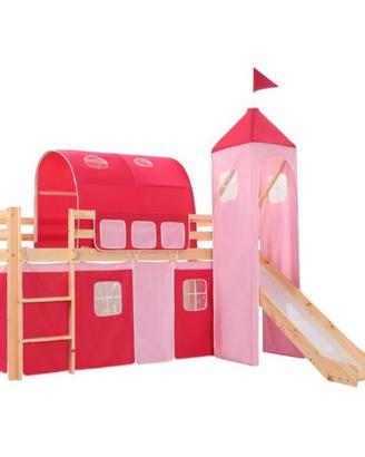 letto Flexa con scaletta e scivolo