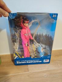 Sciatrice con Bambino