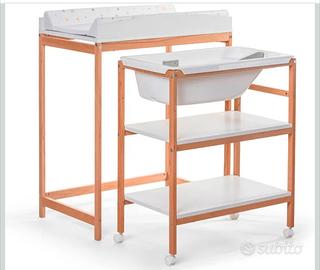 Fasciatoio+vaschetta okbaby Woody legno