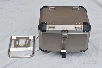 Bauletto Alluminio e Inox Attacco Universale 49 L