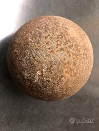 palla cannone in ferro