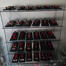 Ferrari F1 Collection 30 modellini 1:43 in vetrina